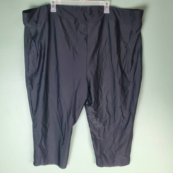 torrid Other - Torrid Women's Black Active High-Rise Capri Swim Legging Size 6